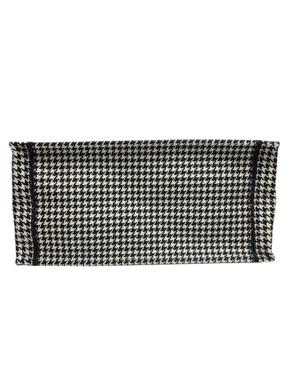 Dior Book Tote Houndstooth Black White - Picture 3 of 8